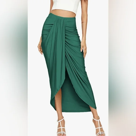 Shein Green Skirt Size L - Picture 1 of 7